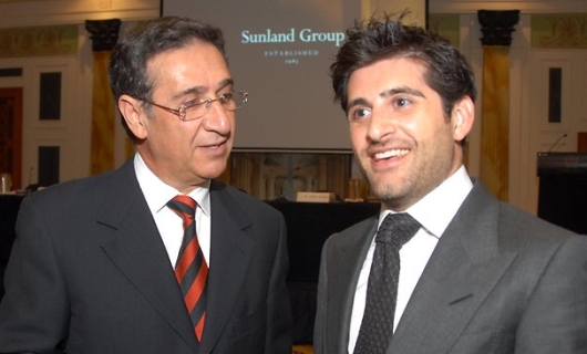 Soheil Abedian of Sunland Group with Son Sahba